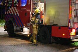 Brand in papiercontainer bij Alcmaria Victrix