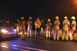 Zoekactie naar mogelijke auto te water in Zuidschermer. Westdijk afgesloten