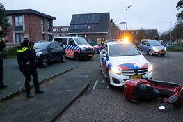 Scooterrijder aangereden door politie na achtervolging