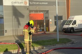 Grote brand aan de Amethiststraat in Alkmaar