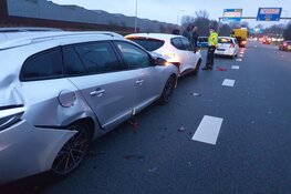 Botsing met vier auto's op de N245 in Alkmaar