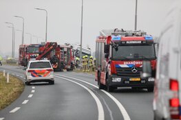Zwaargewonde bij ongeval N9: weg afgesloten tussen Alkmaar en Schoorl