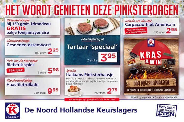 Weekaanbieding bij Keurslager Peter Groot