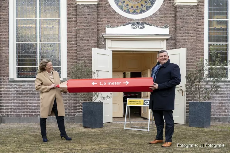Vervroegd stemmen in Alkmaar verloopt voorspoedig
