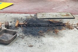 Brandje in voormalige school Schermerhorn