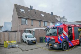 Flinke brand in achtertuin in Alkmaar