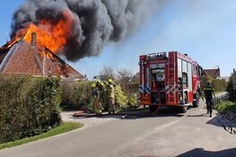 Grote brand in Egmond-Binnen