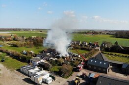 Schade enorm na verwoestende brand in Egmondse boerderij