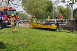 Bootje in brand aan Beethovensingel
