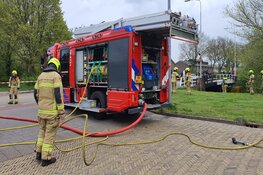Bootje in brand aan Beethovensingel