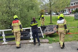 Bootje in brand aan Beethovensingel