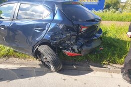 Veel schade bij kopstaartbotsing Nollenweg