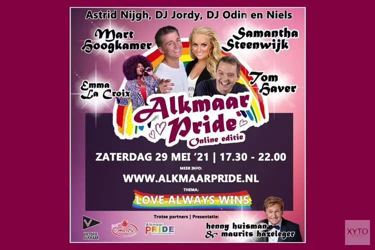 Alkmaar Pride organiseert livestream: Love Always Wins!