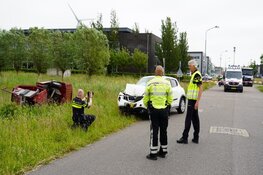 Bestuurder brommobiel gewond na aanrijding in Heiloo