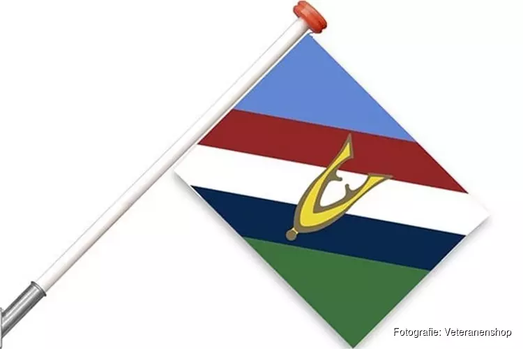 Veteranenvlag gaat uit voor Alkmaarse veteranen