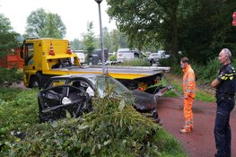 Auto gecrasht in Heiloo