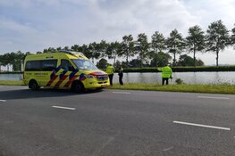 Oude Harley-Davidson ter water in Akersloot