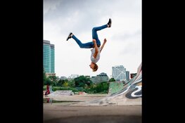 Freerun clinic door Rutger Schipper in Schermerhorn