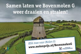 Nog 1 dag om te stemmen op Molen G voor de Molenprijs 2021