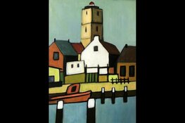 Exposant Frans van Vuuren in Het Kruithuisje