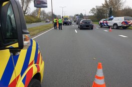 Twee automobilisten gewond na botsing op Huiswaarderweg in Alkmaar