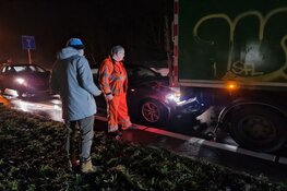 Kopstaart-botsing op N508 (Nollenweg)