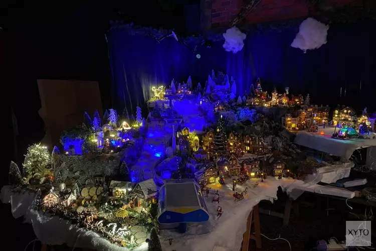Het grootste kerstdorp van Alkmaar gratis te bezichtigen, gecombineerd met de kunst van Anderson Farah