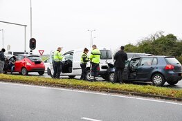 Kopstaartbotsing op de Huiswaarderweg in Alkmaar