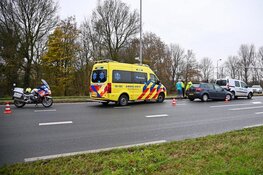 Kopstaartbotsing op de Huiswaarderweg in Alkmaar