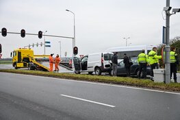 Kopstaartbotsing op de Huiswaarderweg in Alkmaar