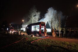Schuurtje in brand aan de Omval