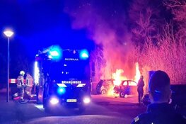 Gestolen auto in brand