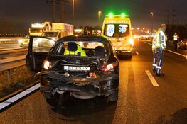 Ravage en lange file na kettingbotsing op A9 bij Spaarndam