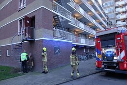 Woningbrand Maasstraat snel onder controle