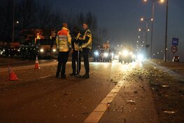 Veel schade bij ongeval N242