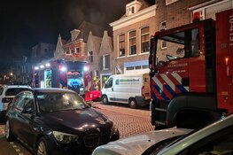 Brand in winkelpand op Limmerhoek in Alkmaar