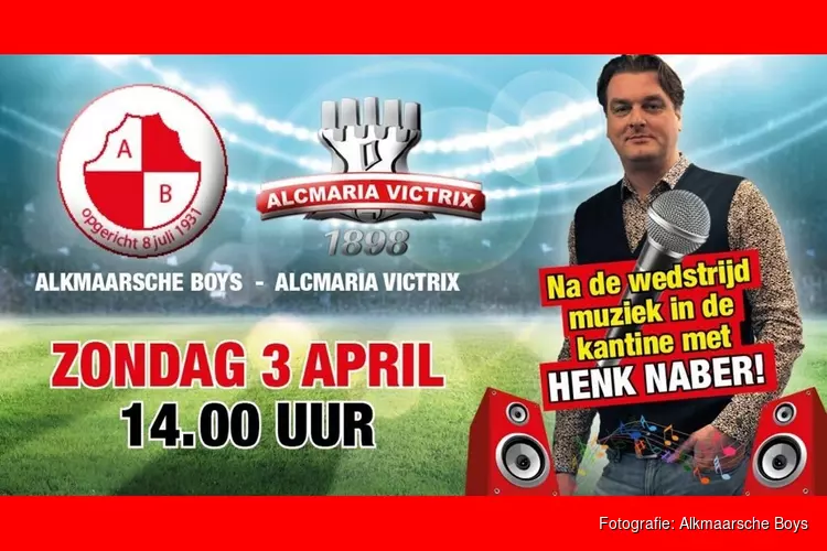 Komende zondag stadsderby Alkmaarsche Boys-Alcmaria Victrix