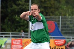 Nick Korssen scoorde al 15 keer dit seizoen...maar alleen tegen Meervogels