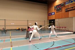 Spectaculaire Finale Nederlandse Kampioenschappen Equipe Schermen bij de Dames Floret.