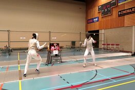 Spectaculaire Finale Nederlandse Kampioenschappen Equipe Schermen bij de Dames Floret.