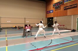 Spectaculaire Finale Nederlandse Kampioenschappen Equipe Schermen bij de Dames Floret.