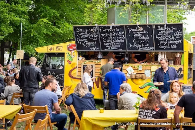 Hop Hop naar het foodtruckfestival HOPPAAA! in het Dudokpark in Hilversum