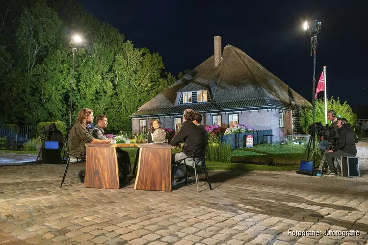 Uitzending van De Avondetappe vanaf de Alkmaarse kasseien