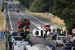 Man uit Alkmaar gewond na aanrijding op A30 bij Barneveld