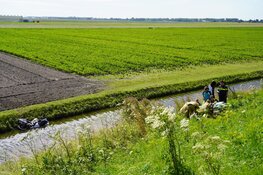 Motorrijder gevallen in Stompetoren