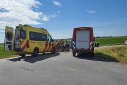 Motorrijder gevallen in Stompetoren