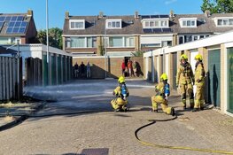 Flinke steekvlam bij barbecue in Oudorp