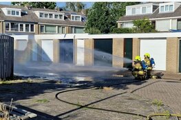 Flinke steekvlam bij barbecue in Oudorp