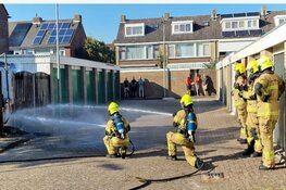 Flinke steekvlam bij barbecue in Oudorp