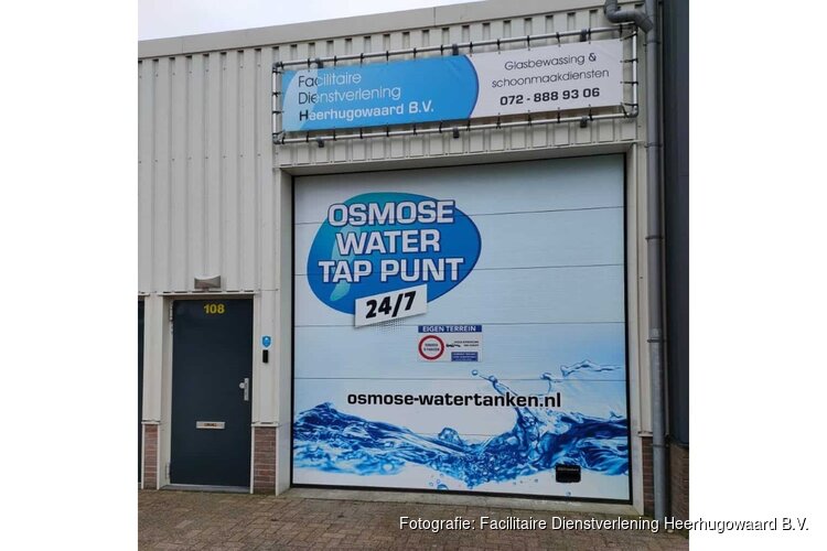 Osmose water tanken bij Facilitaire Dienstverlening Heerhugowaard B.V.